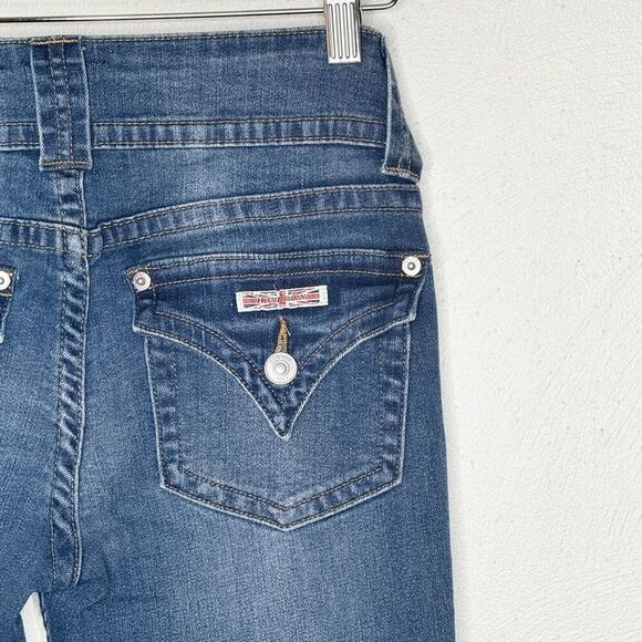 Hudson Signature Midrise Boot Cut Back Flap Jeans - Women’s US 26 - Picture 6 of 9